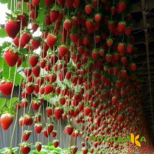 Клубника ампельная Анастасия купить по цене от 370р. в интернет-магазине «Посадика» с доставкой почтой в в Жирновске и по всей России – [изображение №1].